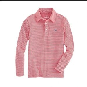 Vineyard Vines boys Edgartown Long Sleeve Polo